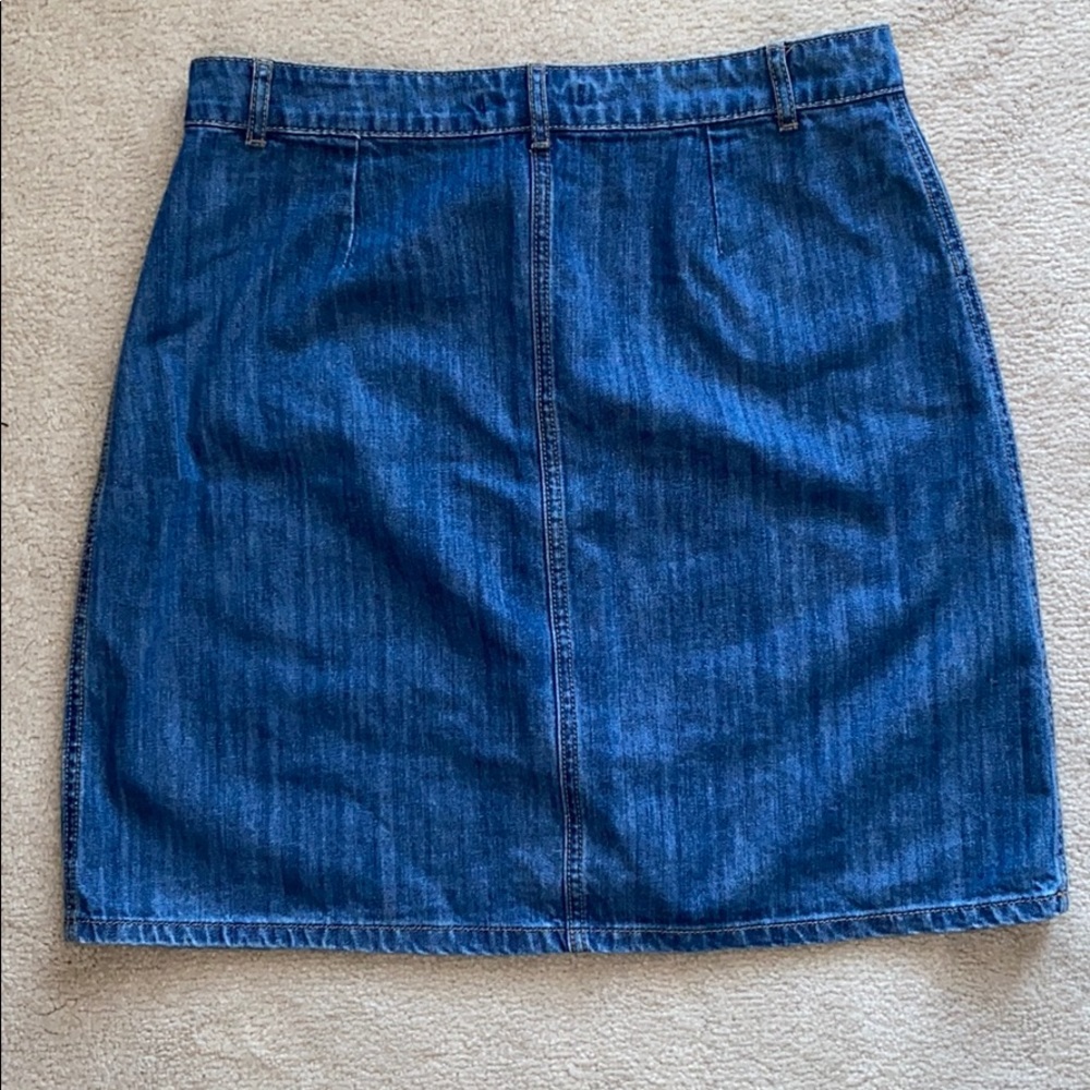 Denim button down skirt - Picture 2 of 2
